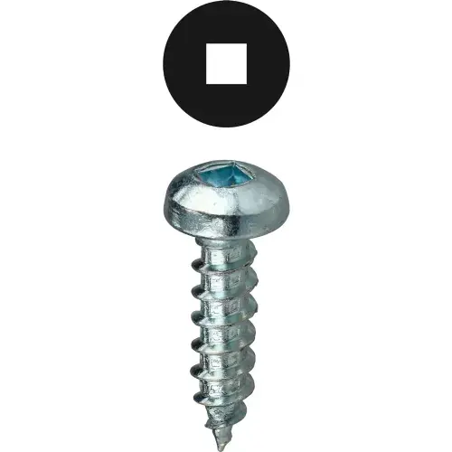 Seasonal Sale L.H.Dottie® Sheet Metal Screw, Square Pan Head, Carbon Steel, 10 x 1/2", 100 Pack