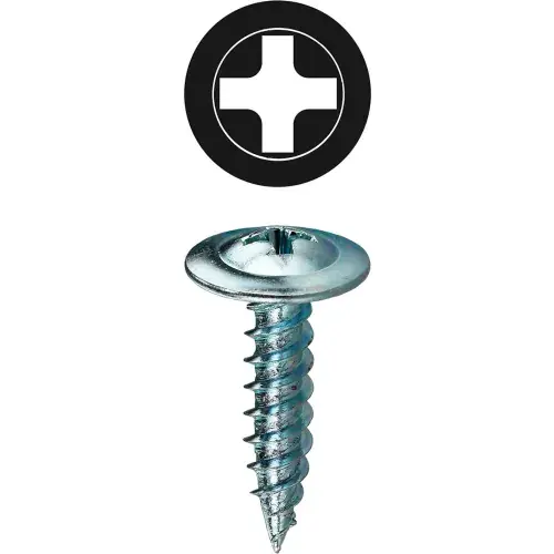 Certified L.H.Dottie® K-Lath Metal Piercing Screw, Phillips/Wafer, 8 x 3/4", Tuff 500 Pack