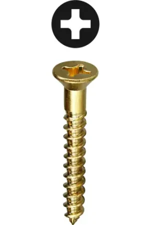 L.H.Dottie® Flat Head Wood Screw, Phillips, Brass, 8 x 1-1/4", 100 Pack Hot Deal