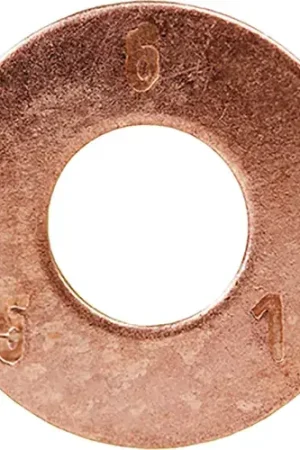 Crafted L.H.Dottie® Flat Washer, Silicon Bronze, 0-3/16" I.D, 0-9/16" O.D, 10, 100 Pack