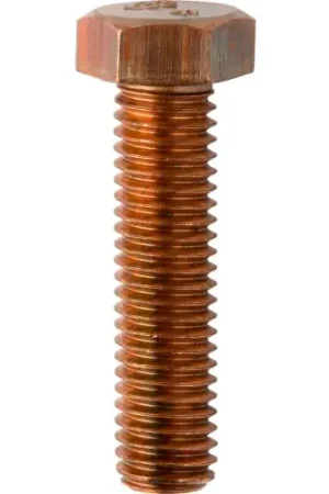Limited Offer L.H.Dottie® Hex Head Tap Bolt, Silicon Bronze, 1/2"-13 x 2", 50 Pack