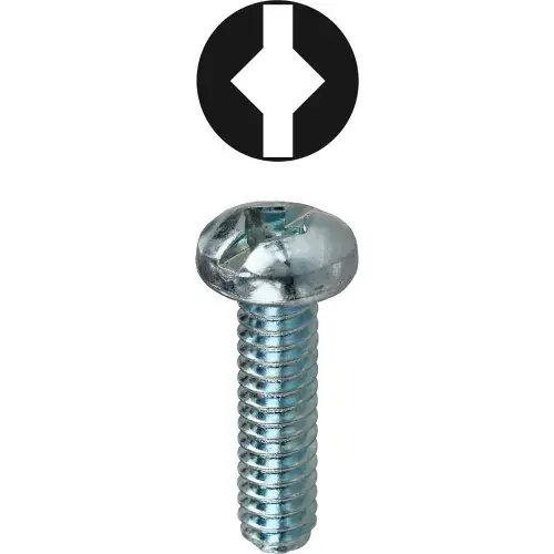L.H.Dottie® Round Head Machine Screw, Square/Slotted, 10-24 x 3/4", 100 Pack Get Yours