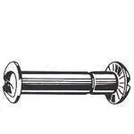 10-24 X 3/4" Sex Bolts One Way Drive Male 18/8 Stainless Steel (100 / Pkg.) Final Sale