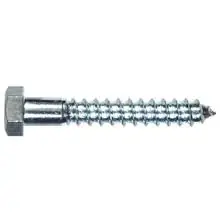 3/8" X 4" Hex Head Lag Screws Steel Zinc Plated (200 / Pkg.) Limited Time