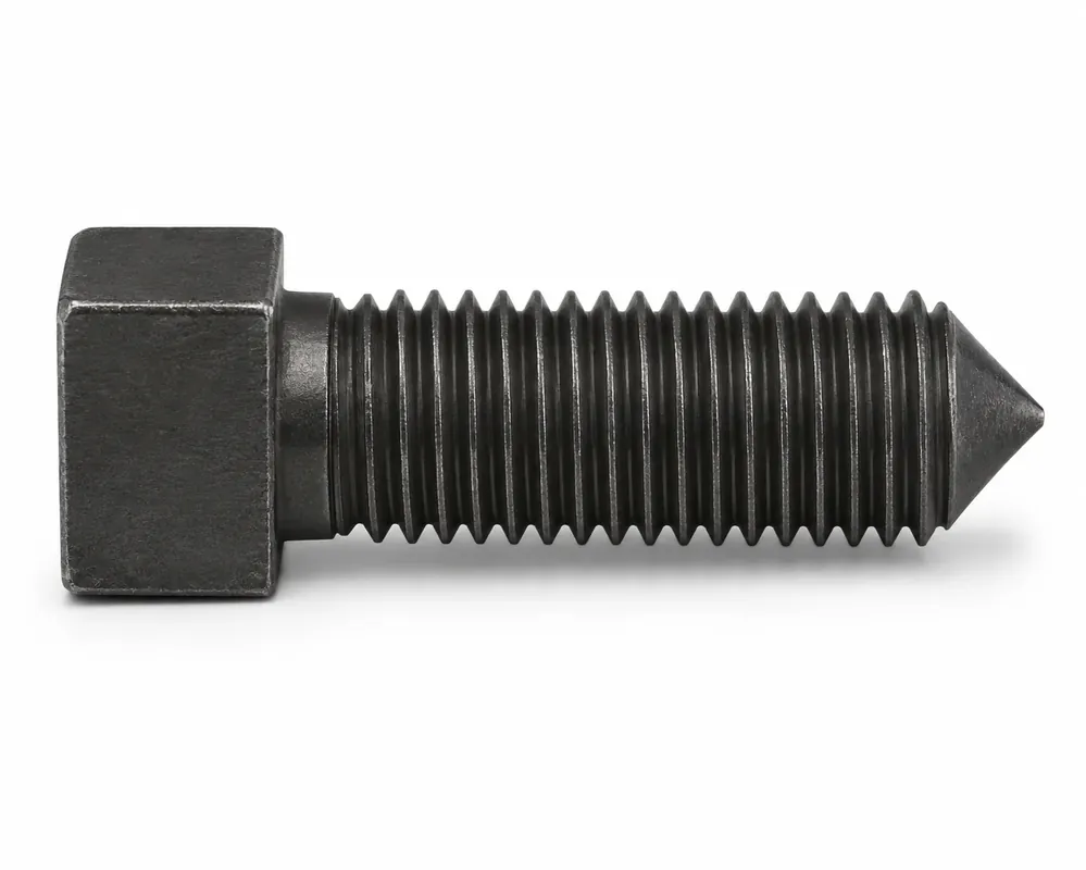 Discount 3/8-16 X 3/4" Square Head Set Screws Cone Point Case Hardened Steel (100 / Pkg.)