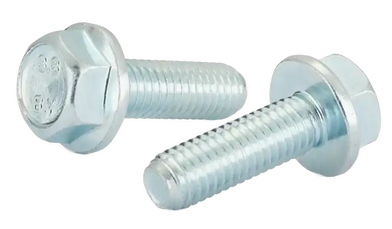 New Arrival M10-1.5 X 80mm Flange Bolts Non-Serrated Class 8.8 Steel Zinc Plated Partially Threaded (200 / Pkg.)