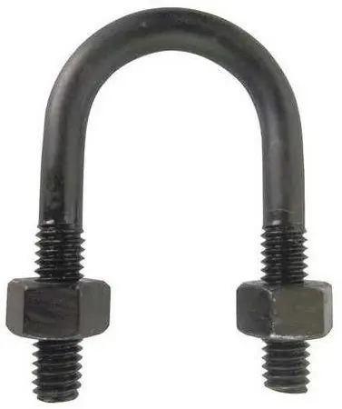 Don't Miss Out 5/16"-18 X 3" X 3-11/16" U Bolts With Two Nuts Steel Black Oxide (100 / Pkg.)