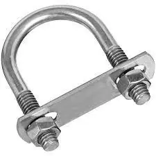 Price Cut 1/2"-13 X 3" X 4-1/2" U Bolts With Two Nuts and Plate Hot Dipped Galvanized Steel (40 / Pkg.)