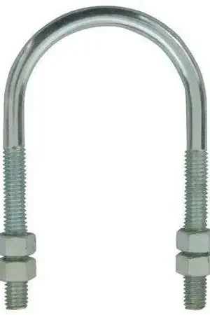 While Supplies Last 3/8"-16 X 2" X 4" U Bolts Long Tangent, With Four Nuts Steel Zinc Plated (100 / Pkg.)