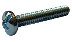 1/4"-20 X 3/8" Machine Screws Pan Head Combination Drive Steel Zinc Plated (4000/Pkg.) Genuine