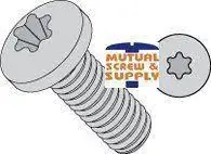 Sale 8-32 X 3/16" Machine Screws Pan Head Six Lobe Drive 18/8 Stainless Steel (5000/Pkg.)