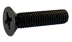M2-0.4 X 8mm Machine Screws Flat Head Phillips Drive Steel Black Oxide (4000/Pkg.) Factory Price