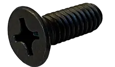10-24 X 1-1/2" Machine Screws Flat Head Phillips Drive Steel Black Oxide (3500/Pkg.) High Quality
