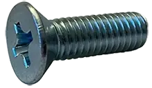 Hot Deal 5-40 X 3/16" Machine Screws Flat Head Phillips Drive Steel Zinc Plated (10000/Pkg.)