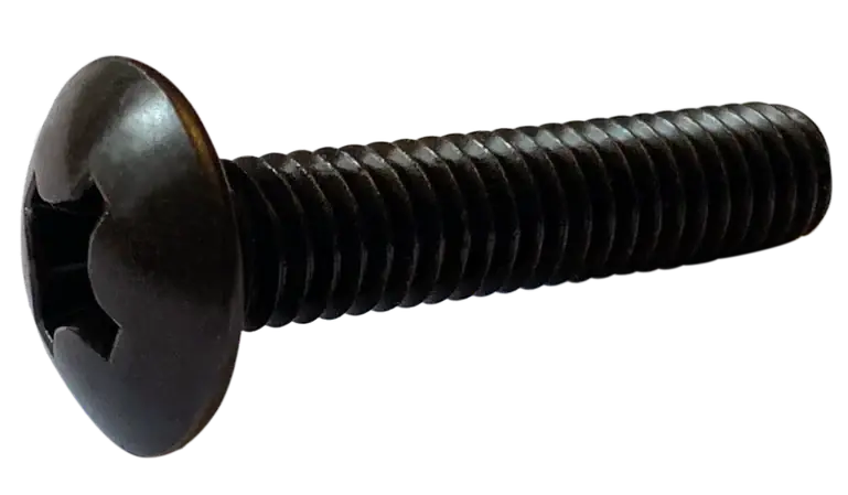 Get Yours 10-24 X 1-3/4" Machine Screws Truss Head Phillips Drive Steel Black Oxide (2000/Pkg.)