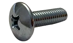 5/16"-18 X 1/2" Machine Screws Truss Head Phillips Drive Steel Zinc Plated (100/Pkg.) Grab Now