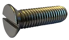 2-56 X 5/16" Machine Screws Flat Head Slotted Drive 18/8 Stainless Steel (1000/Pkg.) Affordable