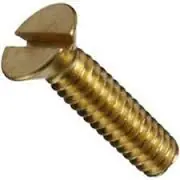 1/4"-20 X 2" Machine Screws Flat Head Slotted Drive Silicon Bronze (25/Pkg.) Crafted