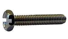 Clearance 6-32 X 1/2" Machine Screws Indented Hex Head Slotted Drive 18/8 Stainless Steel (5000/Pkg.)