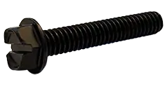 Special Offer 10-24 X 5/8" Machine Screws Indented Hex Head Slotted Drive Steel Black Oxide (6000/Pkg.)