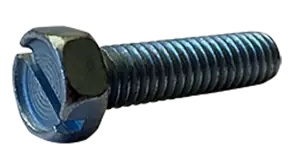 8-32 X 1" Machine Screws Indented Hex Head Slotted Drive Steel Zinc Plated (5000/Pkg.) Trending