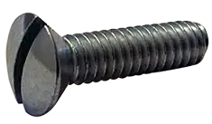3/8"-16 X 1" Machine Screws Oval Head Slotted Drive Steel Zinc Plated (1000/Pkg.) Authentic