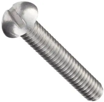 1/4"-20 X 3/4" Machine Screws Round Head Slotted Drive Aluminium (50/Pkg.) Buy Direct
