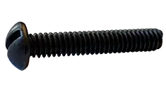 Exclusive Offer 1/4"-20 X 3/8" Machine Screws Round Head Slotted Drive Steel Black Oxide (4000/Pkg.)