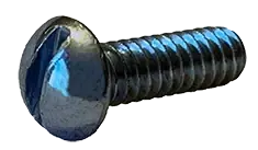 Hot Picks 6-32 X 1/2" Machine Screws Round Head Slotted Drive Steel Zinc Plated (10000/Pkg.)