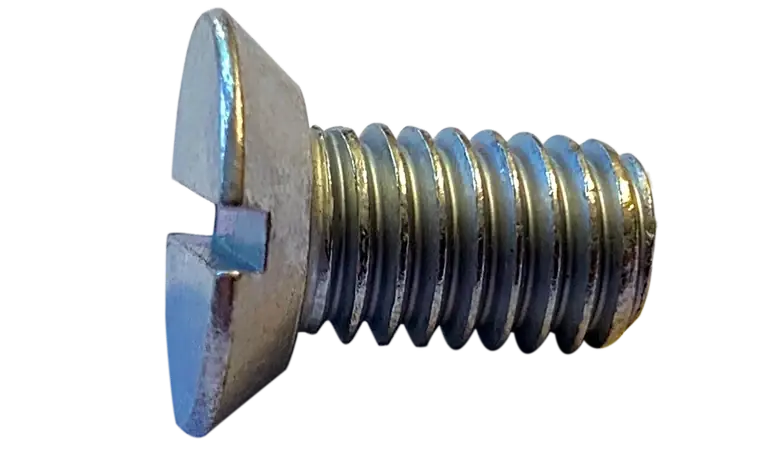 Popular 12-24 X 1/2" Machine Screws Undercut Flat Head Slotted Drive Steel Zinc Plated (8000/Pkg.)
