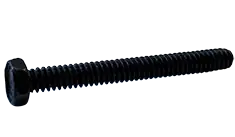 10-24 X 3/4" Machine Screws Indented Hex Head Steel Black Oxide (5000/Pkg.) Authentic