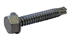 8-18 X 3/4" Self-Drilling Screws Hex Washer Head Point Type 2 410 Stainless Steel (5000/Pkg.) Seasonal Sale