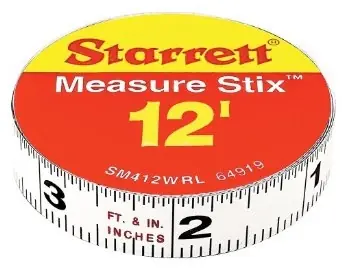 [1 PC] Measure Stix 1/2 X 12 Ft Big Sale