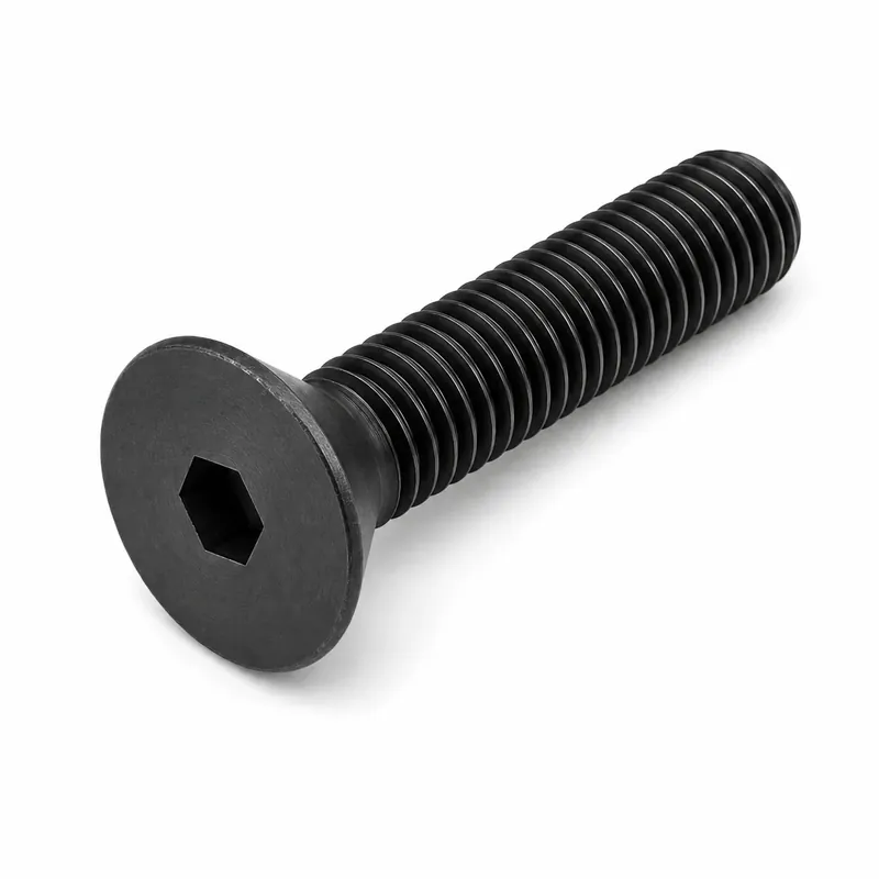 Hassle-Free Returns 3/8-16 X 1-1/4" Socket Cap Screws Flat Head Hex Socket Drive Alloy Steel Thermal Black Oxide (100 / Pkg.)