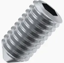 1/2-13 X 1" Cone Point Socket Set Screws Alloy Steel Black Oxide (100 / Pkg.) Low Price
