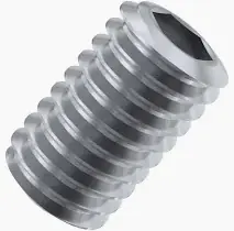 Genuine 1/2-20 X 1-1/4" Flat Point Socket Set Screws Alloy Steel (25 / Pkg.)