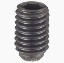 Deal 8-32 X 1/2" Knurled Cup Point Socket Set Screws Alloy Steel Black Oxide (100 / Pkg.)