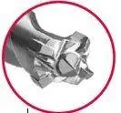 High Quality Relton P202-22-32 Spline Shank Pyramid Point Multiple Cutter Hammer Bit 1-3/8" X 32"
