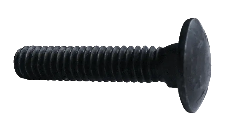 1/4-20 X 1-3/4" Carriage Bolts Steel Black Oxide & Oil (1000 / Pkg.) High Quality
