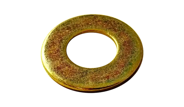 7/8" SAE Flat Washers Medium Carbon Thru Hardened Zinc Yellow (50 / Pkg.) In Demand