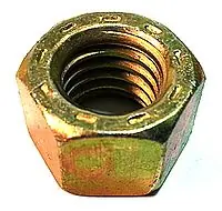 3/4" Lock Nuts L9 Collar Waxed Made in USA Steel Cadmium Yellow (20 / Pkg.) Crafted