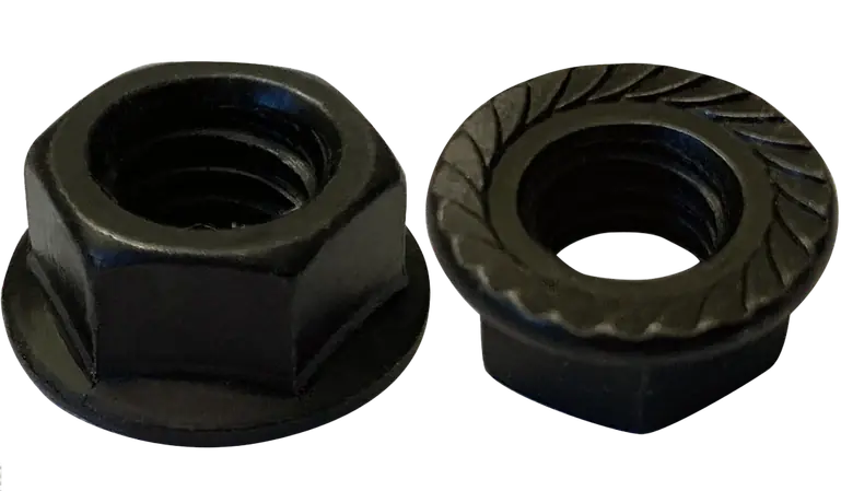 8-32 Lock Nuts Serrated Flange Case Hardened Steel Black Oxide (5000 / Pkg.) Top Pick