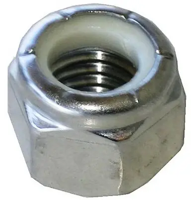 Affordable 9/16"-12 Lock Nuts Heavy Hex Nylon Insert Thin Height Steel Zinc Plated (100 / Pkg.)