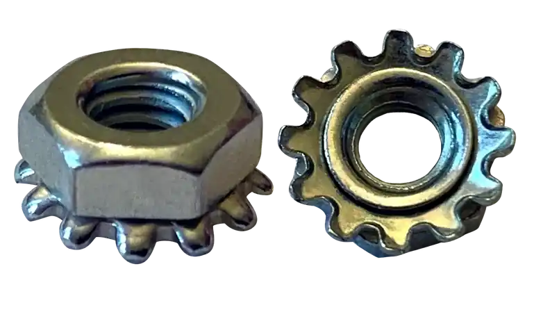8-32 Keps Nuts Steel Zinc Plated (5000 / Pkg.) Limited Time