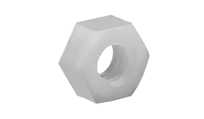 Order Now 1/4"-20 Hex Nuts Nylon 6/6 (2500 / Pkg.)