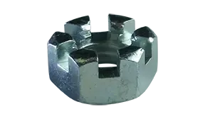 Hassle-Free Returns 3/4"-10 Hex Nuts Slotted Steel Zinc Plated (150 / Pkg.)