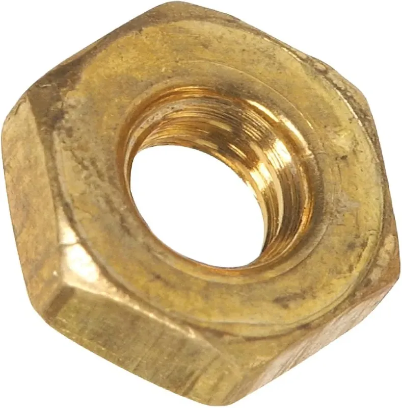 Order Now 3-48 Hex Machine Screw Nuts Brass (100 / Pkg.)