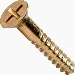 12 X 2-1/2" Wood Screws Frearson Drive Flat Head Silicon Bronze (25 / Pkg.) Fresh Stock