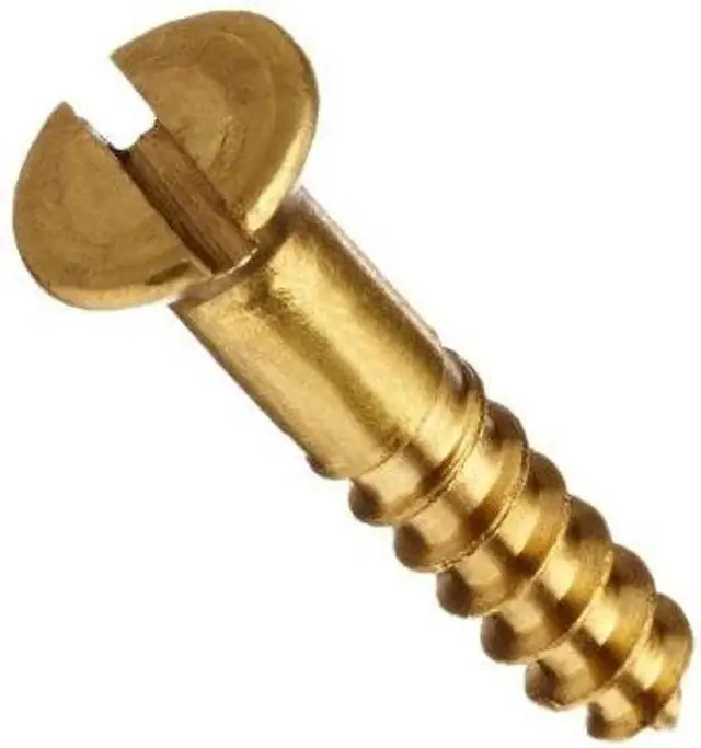 Special Discount 16 X 3" Wood Screws Slotted Drive Flat Head Silicon Bronze (25 / Pkg.)