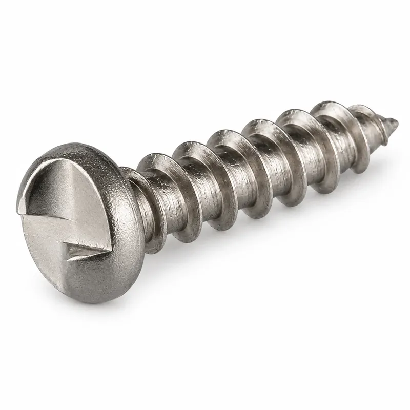 14 X 1-1/2" Tamper Resistant Sheet Metal Screws Round Head One Way Drive 18/8 Stainless Steel (100 / Pkg.) While Supplies Last